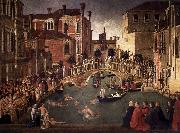 Gentile Bellini Miracle of the Cross at the Bridge of San Lorenzo France oil painting artist